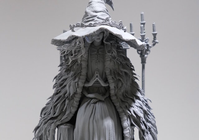 TGS2024に展示中の『ELDEN RING』「ラニ」スタチューが凄まじいクオリティ！雪魔女のローブ、二重に見える顔なども緻密に再現