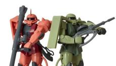 こいつ…光って音が鳴って動くぞ！「ガンダム」シャア専用ザク＆量産型ザクが、懐かしの“サウンド戦士”で商品化―武器も装備できる