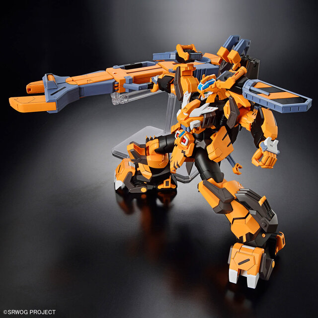 『スパロボOG』シリーズより「ガンレオン」HGプラモが発売！ライアット・ジャレンチは機体以上のデカさ、「マグナモード」も迫力満点