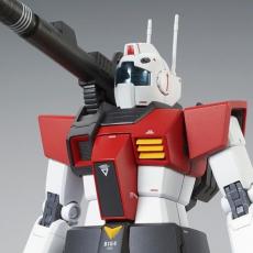 「MG 1/100 RGC-80 ジム・キャノン」が本日10月30日11時再販！特徴的な大型の240mmキャノンを搭載、角度調節が可能