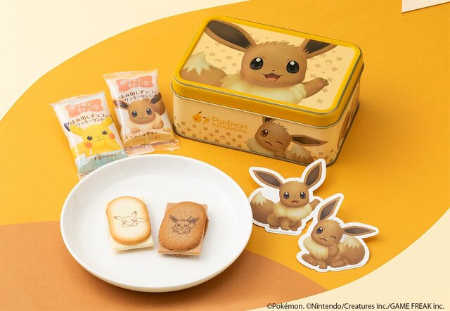 「ポケモン東京ばな奈 クッキーサンド」イーブイまみれのスペシャル缶が“イーブイの日”11月21日に誕生！思わずメロメロになるパッケージ