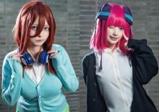 【コスプレ】「五等分の花嫁」三玖と二乃の共演が尊い！美しき人気レイヤーが魅せる一夜の奇跡【写真9枚】