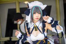 【コスプレ】『アズレン』チェシャーの王道的な可愛さは鉄板！猫耳メイドさんはお好きですか？【写真8枚】