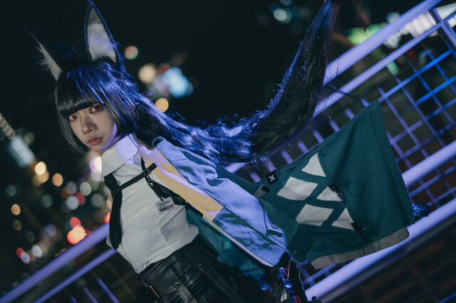 【コスプレ】『ゼンレスゾーンゼロ』星見雅、実装記念！台湾の夜景に映し出される美女のシルエット【写真12枚】