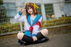 【コスプレ】セーラー服が似合ってる！女子高生が魅せる涼宮ハルヒの再現度に驚き【写真6枚】