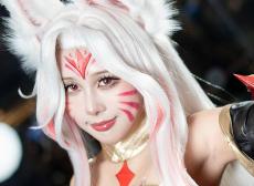 【コスプレ】シンガポール美女の横顔にうっとり…！『LoL』アーリの着物姿が艶やか【写真8枚】