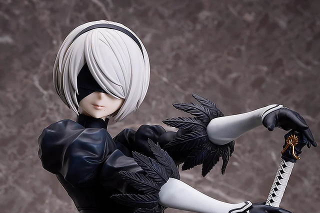 白の約定を携え佇む姿が美しい…！「ニーアオートマタ」より「2B(ヨルハ