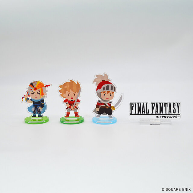 ファイナルファンタジー ピクセルリマスター アイコンアクリルシールコレクション FFピクセルリマスター』“バンザイ！定規”やアイコンアクリルシールなど