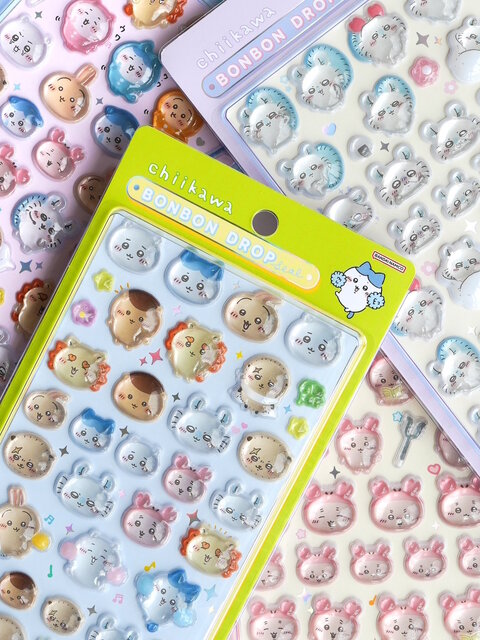 ちいかわ ボンボンドロップシール」がちいかわらんど全店で抽選販売