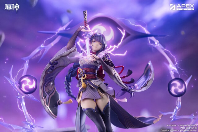 原神　雷電将軍 原神』より「雷電将軍」フィギュアが予約開始！胸元から「夢想の一太刀