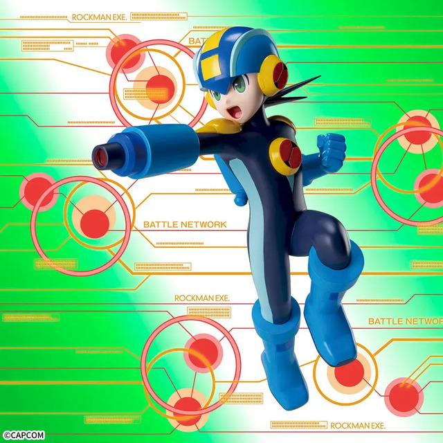 ロックマンエグゼ』より、ロックマンがプライズフィギュア化！シリーズ