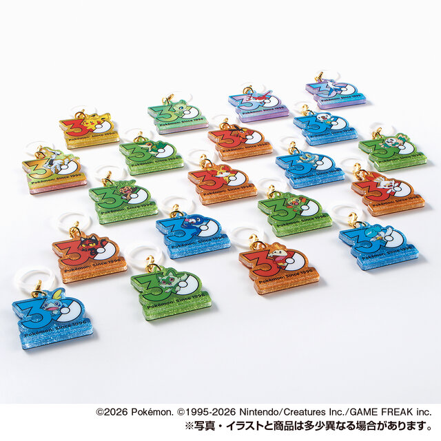 ポケモン』30周年のメモリアルチャーム第2弾！歴代御三家や幻の
