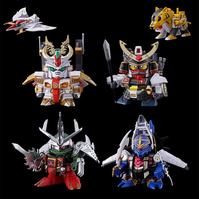 プレバンに「SDガンダム BB戦士」シリーズ4商品が登場！武者七人衆編