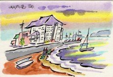 鎌倉・湘南の海、そして江ノ電が通る景色！下田常三水彩画展「湘南の風」を開催へ【Art Gallery M84】
