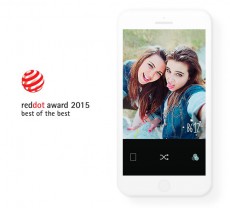 ”自撮り”専用カメラアプリ「B612」がドイツの“reddot award 2015”で「Best of the Best」を受賞