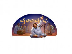 Googleロゴがパキスタンの世界的なミュージシャンの生誕67周年を記念するイラストに！