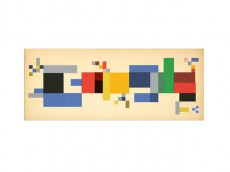 Googleロゴがスイス人抽象画家の生誕127周年を記念するイラストに