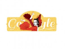 Googleロゴがスペインのロマ民謡の歌手兼ダンサーの生誕93周年を祝うイラストに