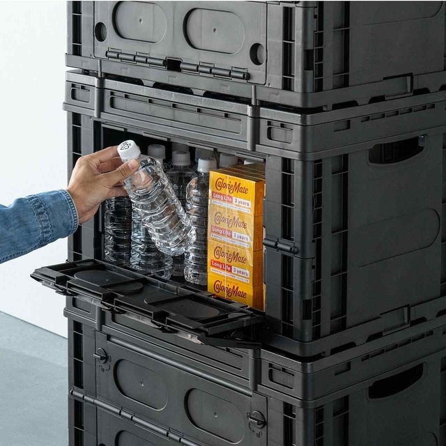 横からアクセスできて便利！大容量の折り畳みコンテナ｜Infoseekニュース