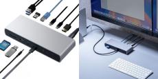 Thunderbolt4 4K/60Hz×2画面出力対応のドッキングステーション / USB-C/A対応マルチカードリーダー【まとめ記事】