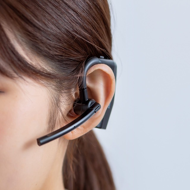 耳を塞がないオープンイヤー型！片耳Bluetoothヘッドセット｜Infoseek