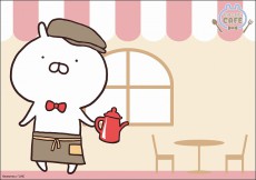 LINE、人気スタンプキャラクター「うさまる」初の「うさまるカフェ」を期間限定で開設