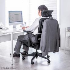 【新品】【送料無料】長時間座っても疲れないオフィスチェアー 長時間座っても疲れにくい！日本人の体形に合う多機能オフィスチェア