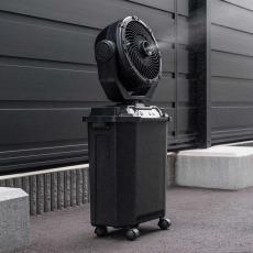 屋外でもしっかり涼しい！強力なノズル噴射式ミストファン｜Infoseek