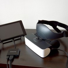 Nintendo Switchを寝ながら120インチの画面で楽しめるHMD「EYE THEATER Type-C to HDMI変換アダプタ付きセット」