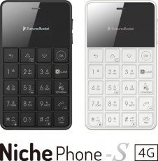 フューチャーモデル、小型のSIMフリー携帯電話「NichePhone-S 4G」を発売