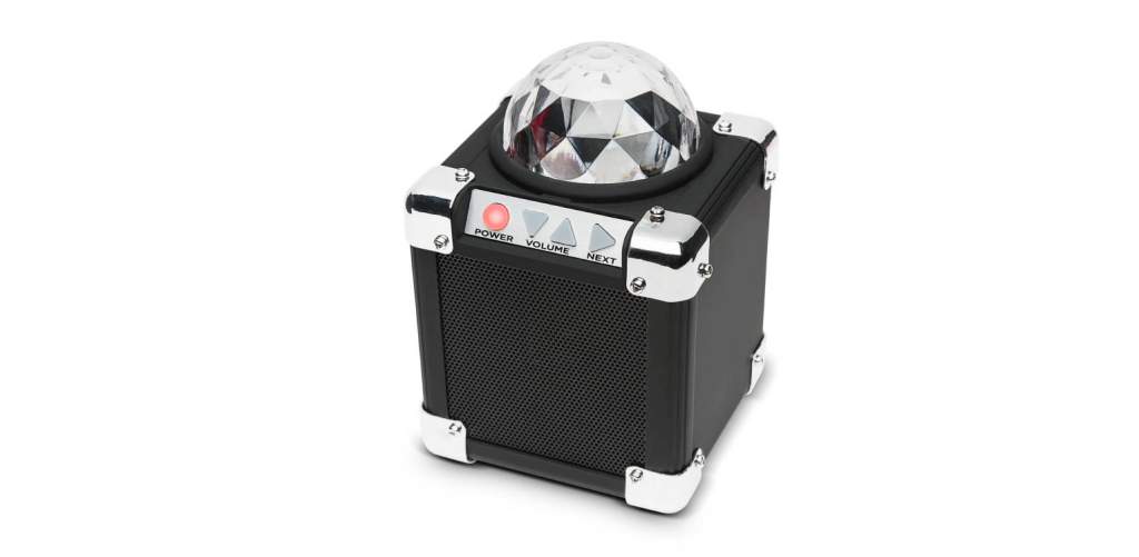 Bluetooth対応で、小さ可愛いミラーボール付スピーカー「ION AUDIO