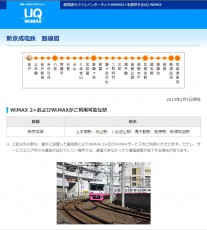 新京成線の全線および各駅構内におけるWiMAX 2+サービスの提供開始！