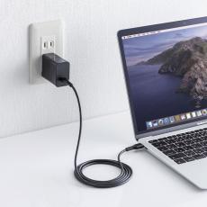 Type-Cポート搭載のノートパソコンへ充電できる！USB Power Delivery対応AC充電器