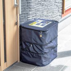 大きな荷物も受け取れる！最大75Lに段階的に拡張できる宅配ボックス