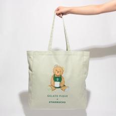 スターバックス　ジェラートピケ　トートバッグ ミントグリーン 4524785600997_2.jpg