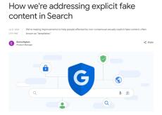 Google、検索結果からディープフェイク画像を排除する複数の対策