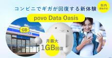 ローソンで“ギガ回復”　povo2.0、来店すると月1GBまで無料でもらえる新サービス登場