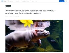 Meta、音声付き高解像度動画の生成が可能なAIモデル「Movie Gen」発表