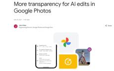 Googleフォト、AIで編集したかどうかの情報明示へ