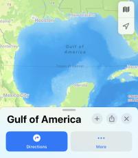 Appleも米国の「マップ」で「メキシコ湾」を「アメリカ湾に」