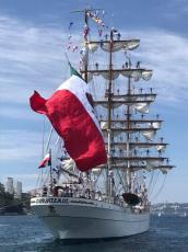 かっこいい！　横須賀港にメキシコのクアウテモック号が寄港、9日まで乗組員によるガイドツアー開催中