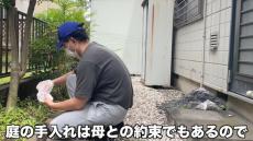 荒れ地寸前の庭、鬼のような伐採で……　生まれ変わった光景に「本当に偉い」「だいぶすっきりしましたね」