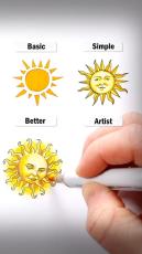 いや、そうはならんやろ　“太陽の絵”を芸術的に描いたら……　“まさかの結果”が230万再生　「予想できない」【海外】