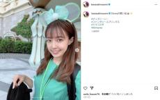 川崎希、大量のディズニーカチューシャの収納を簡単リメイク　ハンガーにリボンを2つぶら下げ「収納出来ました」