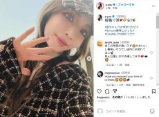 浜崎あゆみ、日本を代表するファッションブランドのドレス着用姿が圧巻　「このドレスほんとすごい」「生で見たら圧倒されちゃうだろうなぁ」