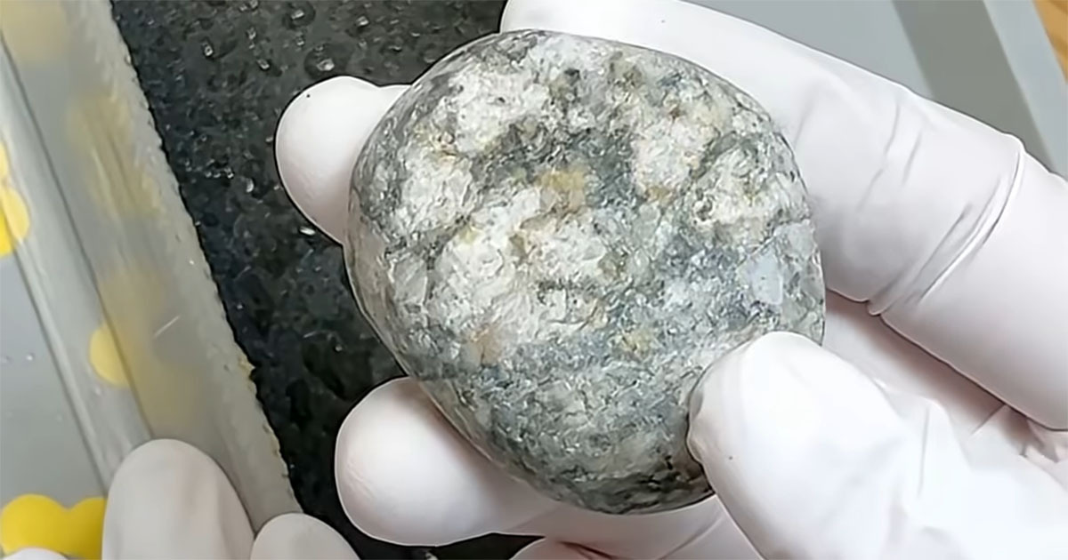 海で拾った“なんでもない石”→8時間磨き続けたら…… 驚きの変身に「宝物