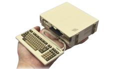 電波新聞社、「PC-8801mkIISR」を1／4サイズで再現したミニPCを発表　2024年春予定