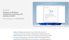 Windowsの「パスキー」について発表　利便性が向上／Wordで保存後にファイルが削除される不具合発生