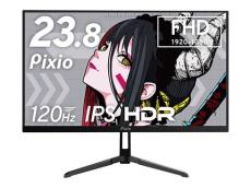 Pixio、120Hz駆動に対応したスタンダード23.8型ゲーミング液晶ディスプレイ