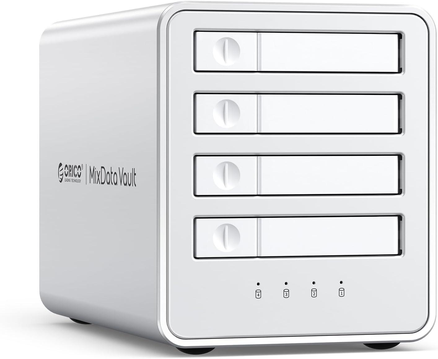 ORICO、M.2 SSDを4基装着できるUSB4外付けエンクロージャー